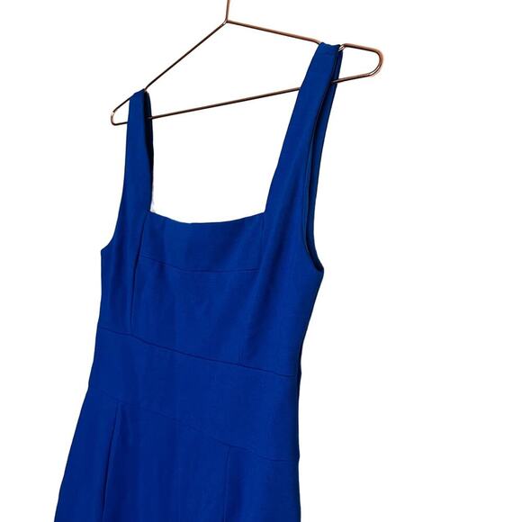 ELLIATT Women's Blue Olivia Cobalt Sheath Front Slit Midi Dress Size Large - Picture 7 of 14